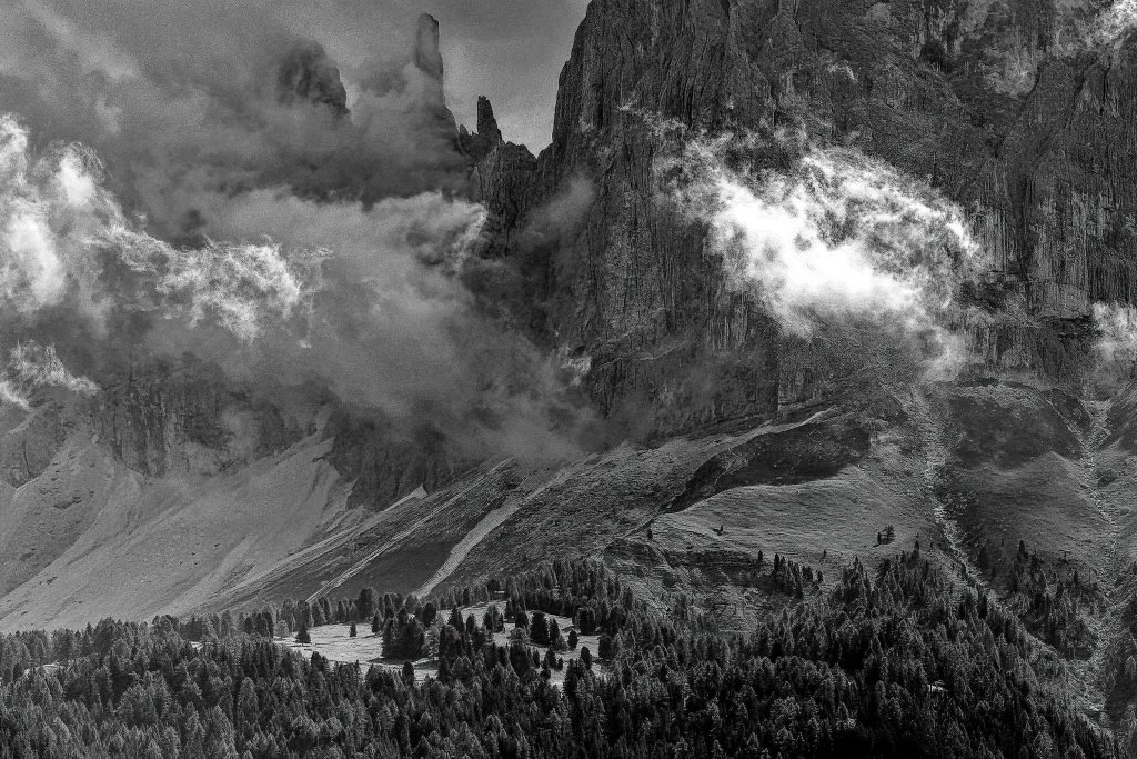 Dolomieten, Italie, Rosengartenmassief, natuurfotografie